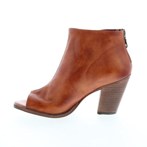 BedStu Onset F386003 Womens Brown Leather Zipper Casual Dress Boots