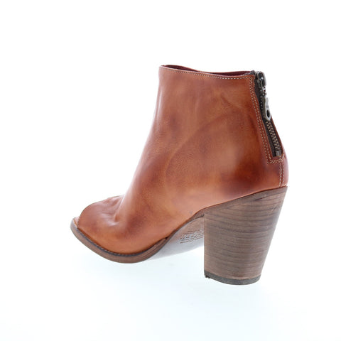 BedStu Onset F386003 Womens Brown Leather Zipper Casual Dress Boots