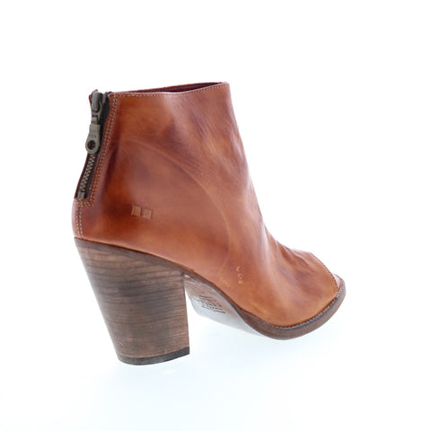 BedStu Onset F386003 Womens Brown Leather Zipper Casual Dress Boots