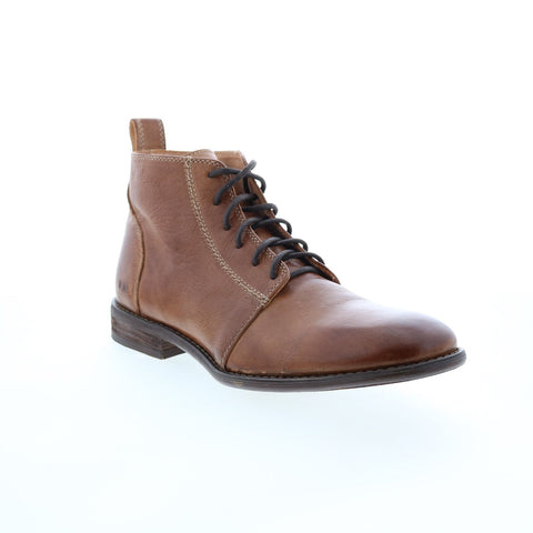 BedStu Louis F403161 Mens Brown Leather Lace Up Casual Dress Boots