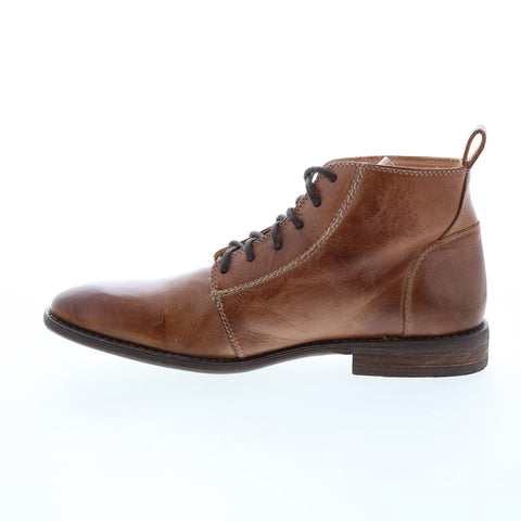BedStu Louis F403161 Mens Brown Leather Lace Up Casual Dress Boots