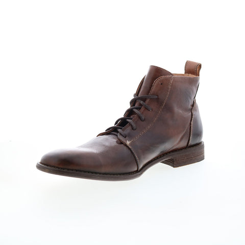 BedStu Louis F403161 Mens Brown Leather Lace Up Casual Dress Boots