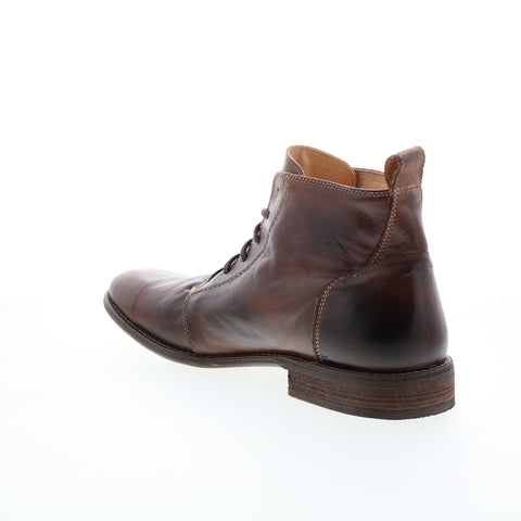 BedStu Louis F403161 Mens Brown Leather Lace Up Casual Dress Boots