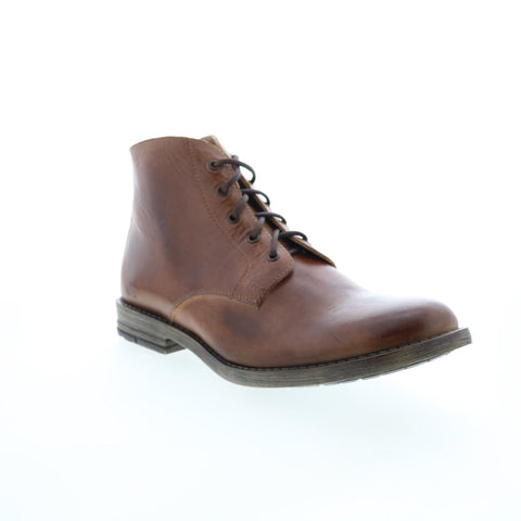 BedStu Hoover F414002 Mens Brown Leather Lace Up Casual Dress Boots