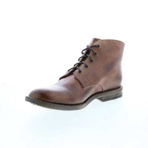 BedStu Hoover F414002 Mens Brown Leather Lace Up Casual Dress Boots