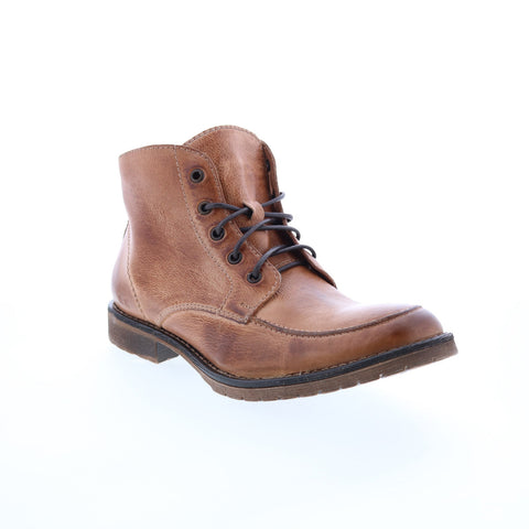 BedStu Curtis II F414034 Mens Brown Leather Lace Up Casual Dress Boots