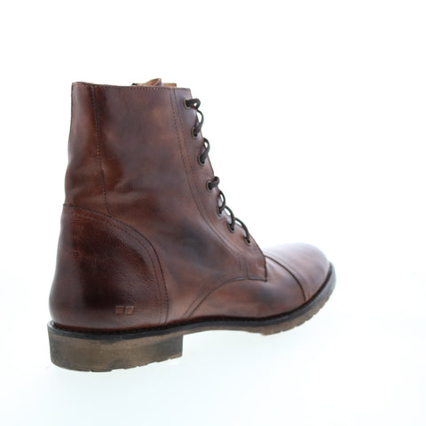 BedStu Renton F414035 Mens Brown Leather Lace Up Casual Dress Boots