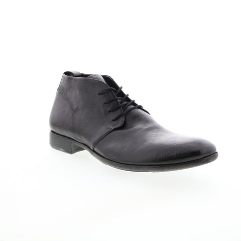 Bed Stu Terrence F414070 Mens Black Leather Lace Up Chukkas Boots