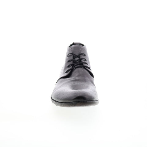 Bed Stu Terrence F414070 Mens Black Leather Lace Up Chukkas Boots