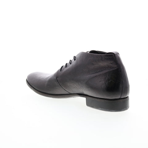 Bed Stu Terrence F414070 Mens Black Leather Lace Up Chukkas Boots