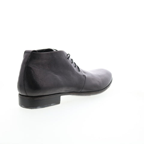 Bed Stu Terrence F414070 Mens Black Leather Lace Up Chukkas Boots
