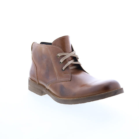 BedStu Draco F417007 Mens Brown Leather Lace Up Casual Dress Boots