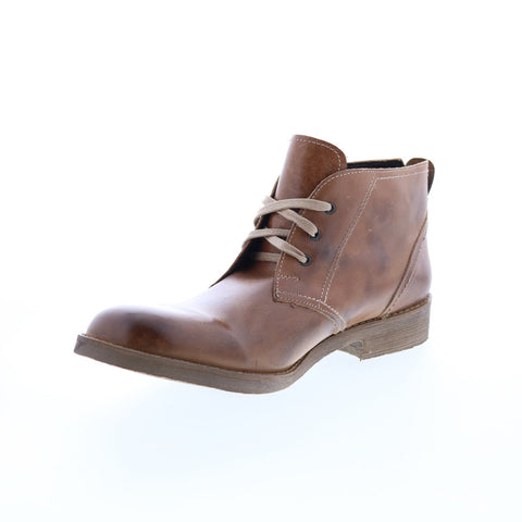 BedStu Draco F417007 Mens Brown Leather Lace Up Casual Dress Boots