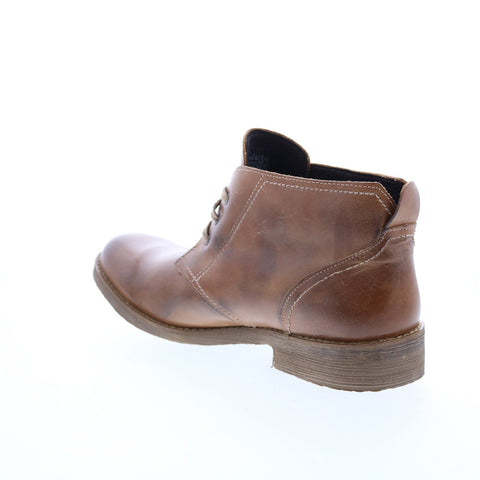 BedStu Draco F417007 Mens Brown Leather Lace Up Casual Dress Boots