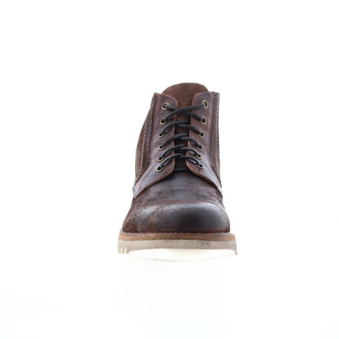 BedStu Bradley II F420224 Mens Brown Leather Lace Up Casual Dress Boots