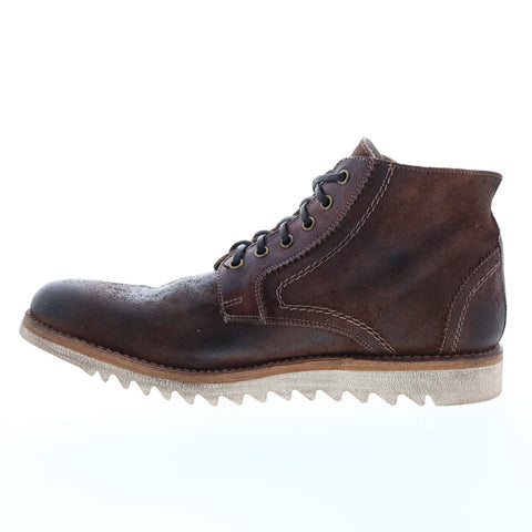 BedStu Bradley II F420224 Mens Brown Leather Lace Up Casual Dress Boots