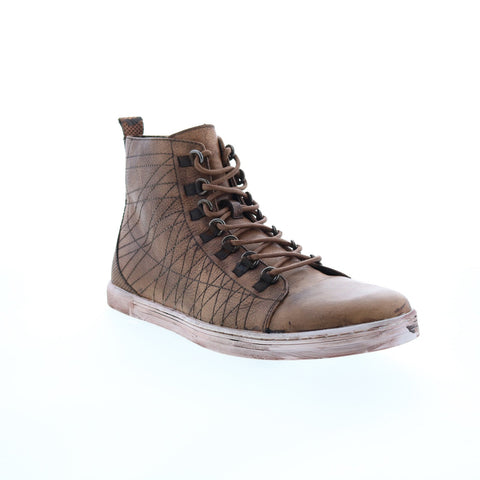BedStu Raylan F437506 Mens Brown Leather Lace Up Lifestyle Sneakers Shoes
