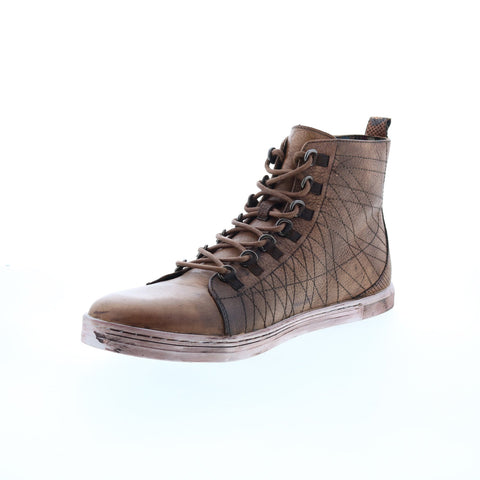 BedStu Raylan F437506 Mens Brown Leather Lace Up Lifestyle Sneakers Shoes