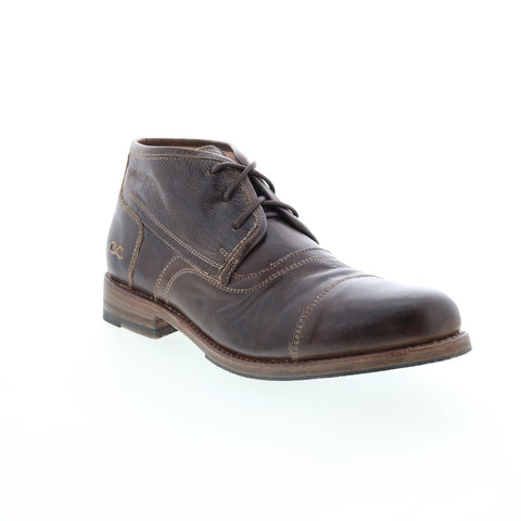 BedStu Randy F460012 Mens Gray Leather Lace Up Casual Dress Boots