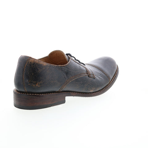 Bed Stu Genoa F460020 Mens Black Leather Oxfords & Lace Ups Cap Toe Shoes