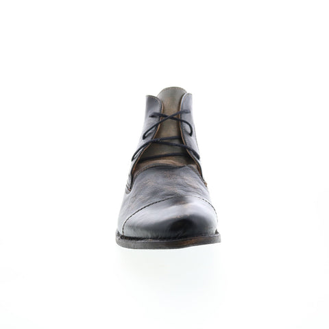 BedStu Tole II F461514 Mens Black Leather Lace Up Casual Dress Boots