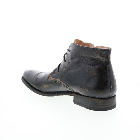 BedStu Tole II F461514 Mens Black Leather Lace Up Casual Dress Boots