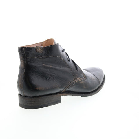 BedStu Tole II F461514 Mens Black Leather Lace Up Casual Dress Boots