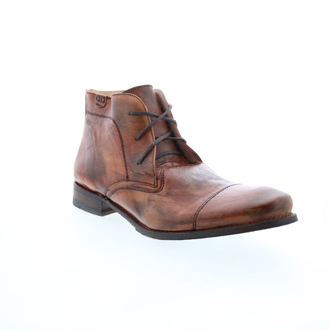 BedStu Tole II F461514 Mens Brown Leather Lace Up Casual Dress Boots