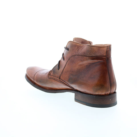 BedStu Tole II F461514 Mens Brown Leather Lace Up Casual Dress Boots