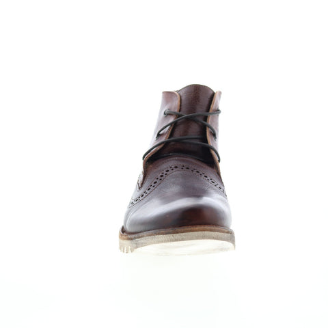 BedStu Tole P F461515 Mens Brown Leather Lace Up Casual Dress Boots