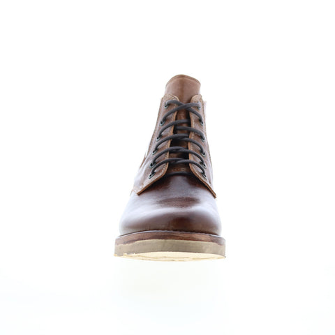 BedStu Force F466001 Mens Brown Leather Lace Up Casual Dress Boots