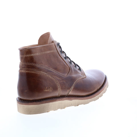 BedStu Force F466001 Mens Brown Leather Lace Up Casual Dress Boots