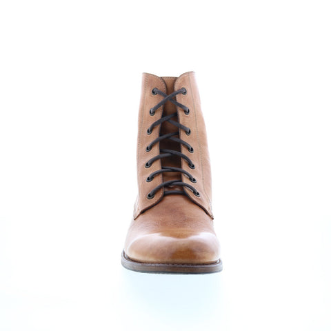 BedStu Post F467302 Mens Brown Leather Lace Up Casual Dress Boots