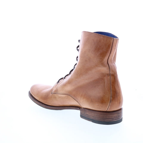 BedStu Post F467302 Mens Brown Leather Lace Up Casual Dress Boots