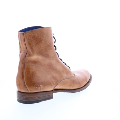 BedStu Post F467302 Mens Brown Leather Lace Up Casual Dress Boots