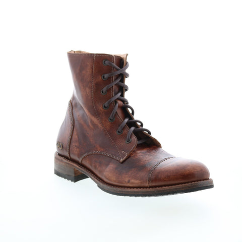 BedStu Protégé F467306 Mens Brown Leather Lace Up Casual Dress Boots
