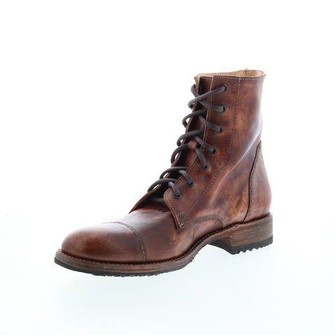 BedStu Protégé F467306 Mens Brown Leather Lace Up Casual Dress Boots