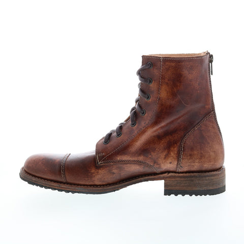 BedStu Protégé F467306 Mens Brown Leather Lace Up Casual Dress Boots