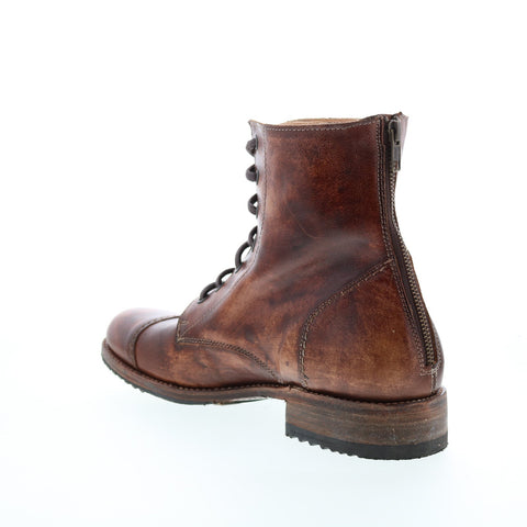 BedStu Protégé F467306 Mens Brown Leather Lace Up Casual Dress Boots