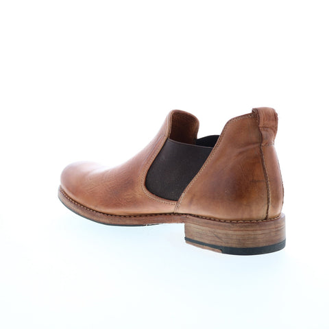 BedStu Royce F473001 Mens Brown Leather Slip On Chelsea Boots