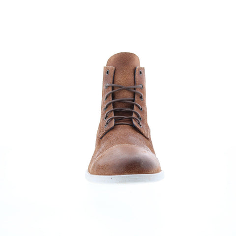 BedStu Leonardo F479009 Mens Brown Leather Lace Up Casual Dress Boots