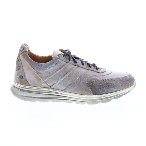 BedStu Elemento F491002 Womens Gray Leather Lifestyle Sneakers Shoes