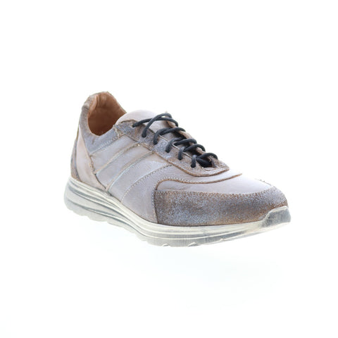 BedStu Elemento F491002 Womens Gray Leather Lifestyle Sneakers Shoes