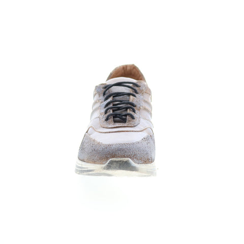 BedStu Elemento F491002 Womens Gray Leather Lifestyle Sneakers Shoes