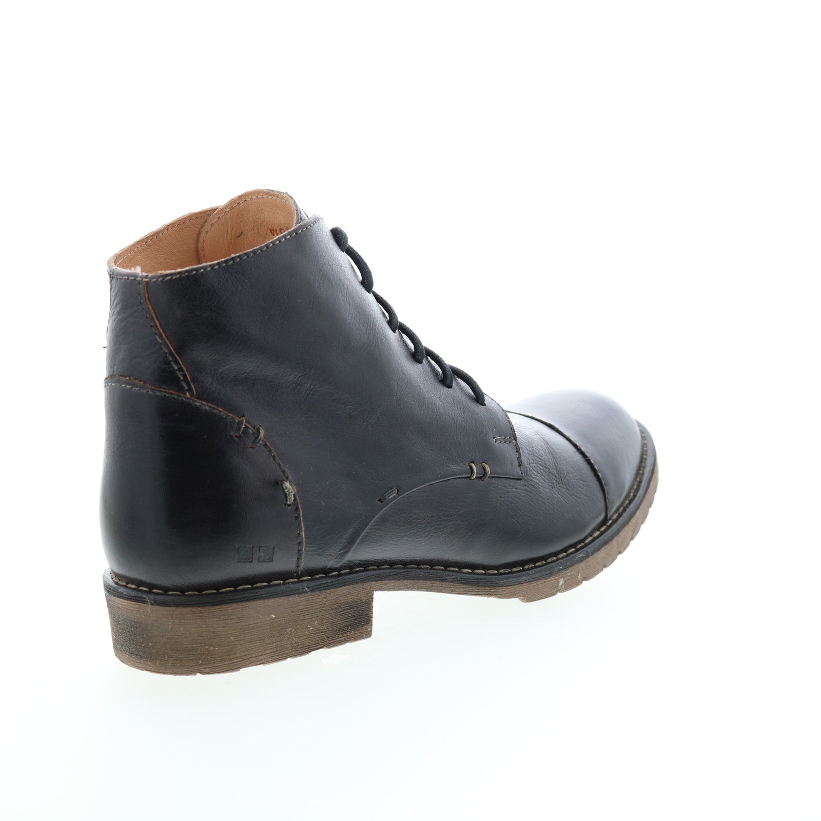 Bed Stu Dreck F496013 Mens Black Leather Lace Up Casual  display picture 1