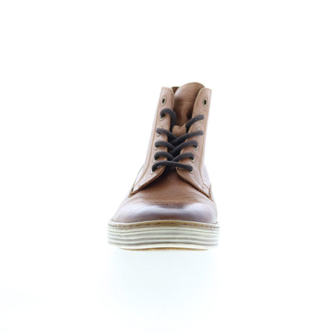 Roan Nathan F800006 Mens Brown Leather Lace Up Lifestyle Sneakers Shoes