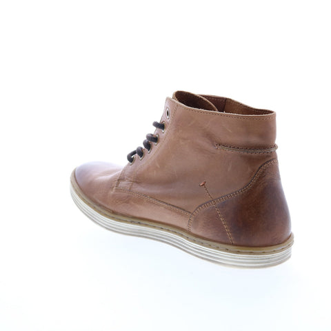 Roan Nathan F800006 Mens Brown Leather Lace Up Lifestyle Sneakers Shoes