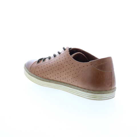 Roan Nell F800007 Mens Brown Leather Lace Up Lifestyle Sneakers Shoes