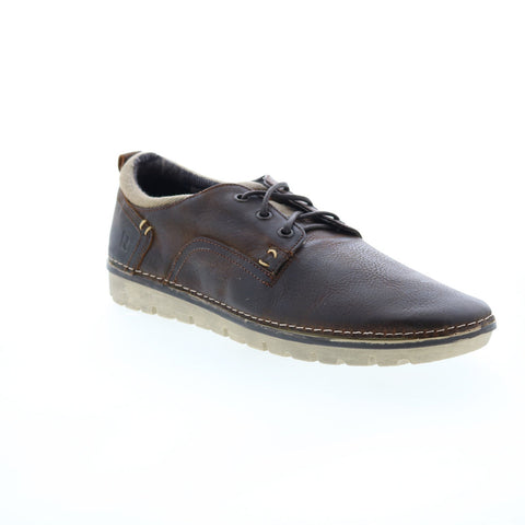 Roan Arlo F800018 Mens Brown Leather Oxfords & Lace Ups Casual Shoes
