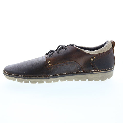 Roan Arlo F800018 Mens Brown Leather Oxfords & Lace Ups Casual Shoes